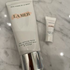 La Mer refining facial which is sold out in stores